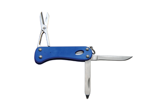 Baladeo Eco167 Barrow multifunctional knife, 5 functions, blue