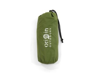 Origin Outdoors Self -Fitting Pillow with Cover, Green 45 x 25 x 10cm