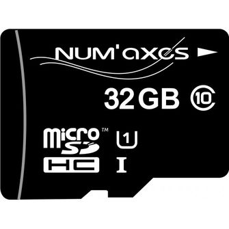 NUM&#039;AXES 32GB Micro SDHC memory card Class 10 with adapter