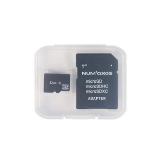 NUM&#039;AXES 32GB Micro SDHC memory card Class 10 with adapter