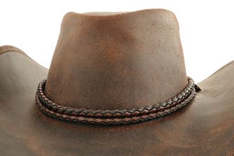 Origin outdoors trapper leather hat, brown