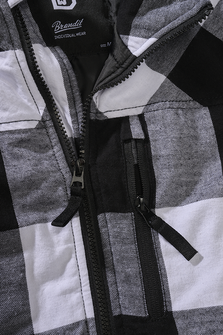 Brandit Lumber vest, white/black