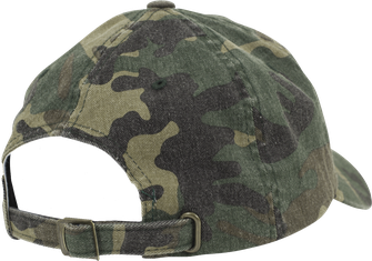 Brandit Low Profile Camo cap with washed effect, woodland