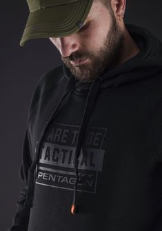 Pentagon Phaeton Dare to Be Tactical Sweatshirt with Hood, Black