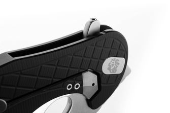 Lionsteel knife type karambit developed in cooperation with Emerson Design. L.E. ONE 1 A BS Black/Stone Washed