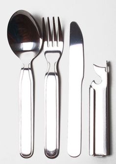 Origin outdoors army stainless steel cutlery