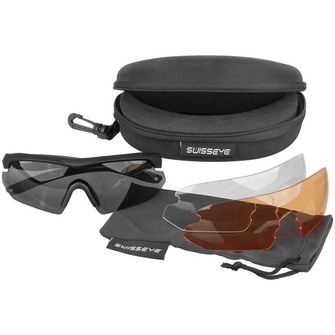 Swiss Eye® Nighthawk Tactical Glasses, Black