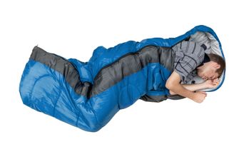 Origin Outdoors Summer sleeping bag Rectangular blue-gray