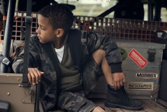 Brandit Windbreaker Frontzip Children&#039;s Jacket, Darkcamo