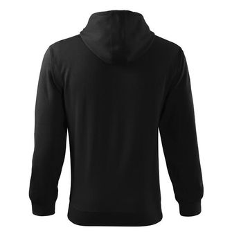 Malfini Trendy Zipper Men&#039;s sweatshirt, black, 300g/m2