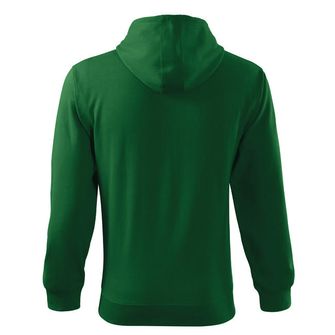 Malfini Trendy Zipper Men&#039;s sweatshirt, green, 300g/m2