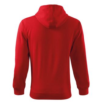Malfini Trendy Zipper Men&#039;s sweatshirt, red, 300g/m2