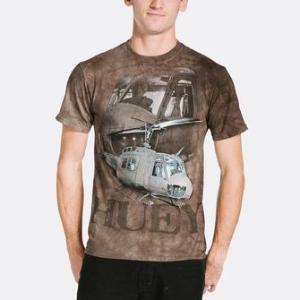 The Mountain 3D T -shirt Military Helicopter, Unisex