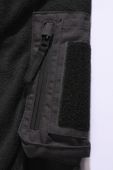 Brandit Ripstop fleece zip hoodie, black