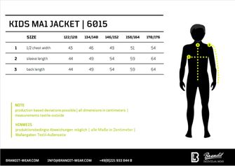 Brandit children&#039;s MA1 jacket, black