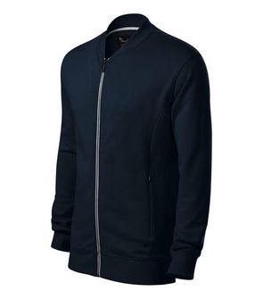 Malfini bomber men&#039;s sweatshirt, dark blue, 320g/m2