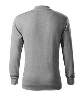 Malfini bomber men&#039;s sweatshirt, gray, 320g/m2