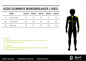 Brandit Kids Summer Frontzip Windbreaker Jacket, anthracite