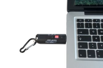Basicnature USB LED keychain black