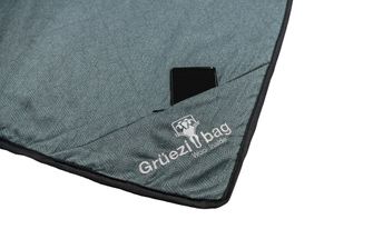 Grüezi-Bag Wellhealth wool blanket Grüezi Sivomodrá Deluxe