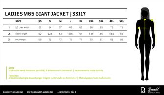 Brandit women&#039;s M65 Giant jacket, black