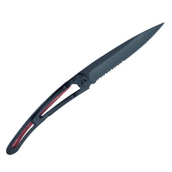 Deejo closing knife Serration Black Coralwood