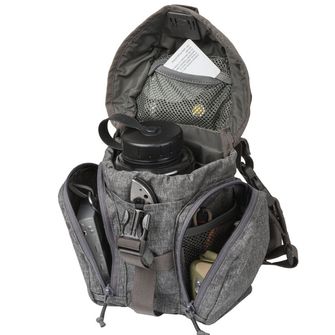 Helikon-Tex Shoulder bag ESSENTIAL KITBAG® - nylon and polyester blend - melange black-grey