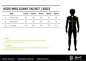 Brandit children&#039;s M65 Giant jacket, camel