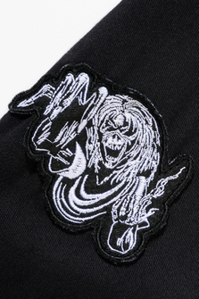 Brandit Iron Maiden Vintage Long Sleeve Shirt Eddy, Black