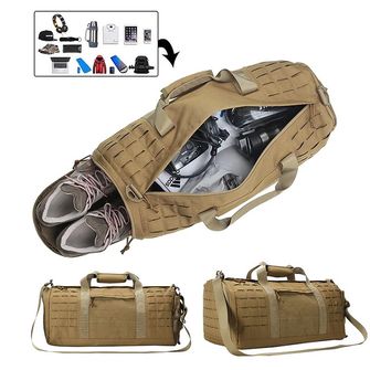 Dragowa Tactical travel bag 36L, khaki