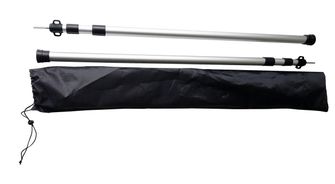 Basicnature telescopic sticks alu small, 80-180 cm 2 pcs
