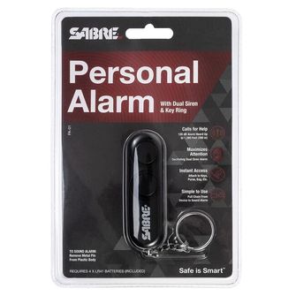 Sabre Red Personal Alarm Dual, 120db Black
