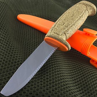 Helicon-Tex Morakniv® Floating serrated knife, orange