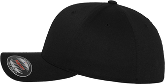 Brandit cap Flexfit Wooly Combed, black-gray