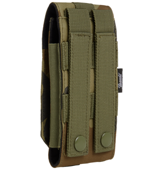 Brandit Molle Large Pouch on Mobile, Woodland