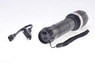 Stun gun with flashlight 8810 ZOOM head, 10 000 000V Rotary