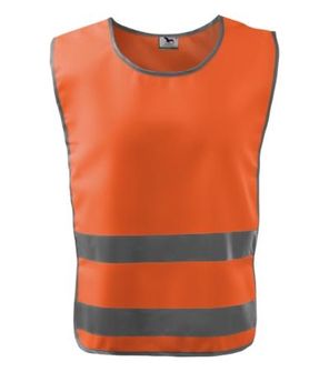 Rimeck Classic Safety Vest Reflexno Security Vest, Fluorescence Orange