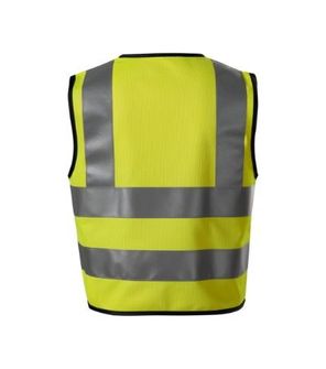 Rimeck HV Bright Children&#039;s Reflexno Security Vest, Fluorescence Yellow