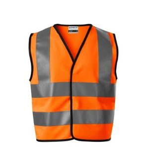 Rimeck HV Bright Children&#039;s Reflexno Security Vest, Fluorescence Orange