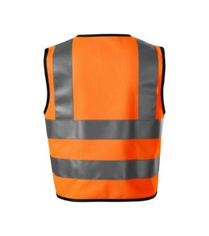 Rimeck HV Bright Children&#039;s Reflexno Security Vest, Fluorescence Orange
