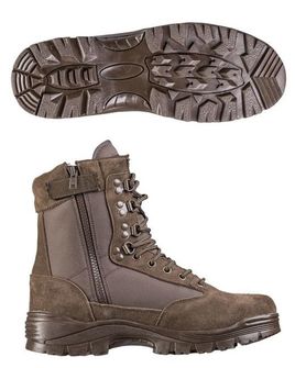 Mil-tec tactical shoes to zip, brown