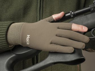 Holík Hunting gloves Anne 8348 anti-skid, olive
