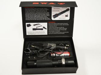 Swat First charging flashlight 3W zoom LED