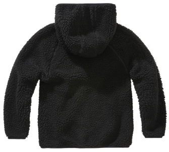 Brandit Teddy Flis Children&#039;s Jacket, Black
