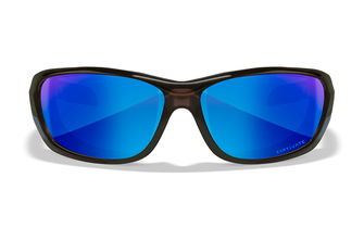 Wiley x gravity sunglasses polarized, blue mirror