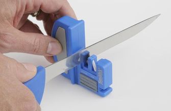 Fillet Knife &amp; Hook Sharpener, 2-step knife grinder with hook grinder
