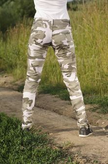 Women&#039;s pants Ping pale-green camouflage