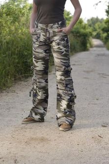 Women Rufoor trousers, custom camouflage pattern