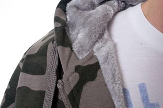 Loshan Winter sweatshirt warm camouflage grey