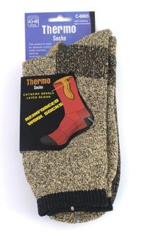 Polar two-layer thermo socks 1 pair khaki